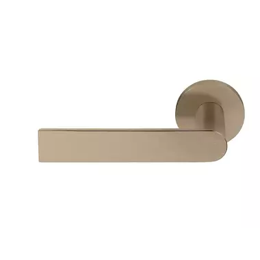 Gatdeel Links PVD licht brons Arc Piet Boon op verende rozet PBA101-G